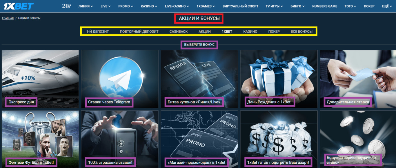 1xBet бонусы 1xBet бонусы